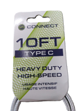 Connect USB to Type C 10 ft Cable (12.99)