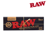 Raw Papers 1 1/4 Black 24pcs