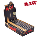 Raw Papers 1 1/4 Black 24pcs