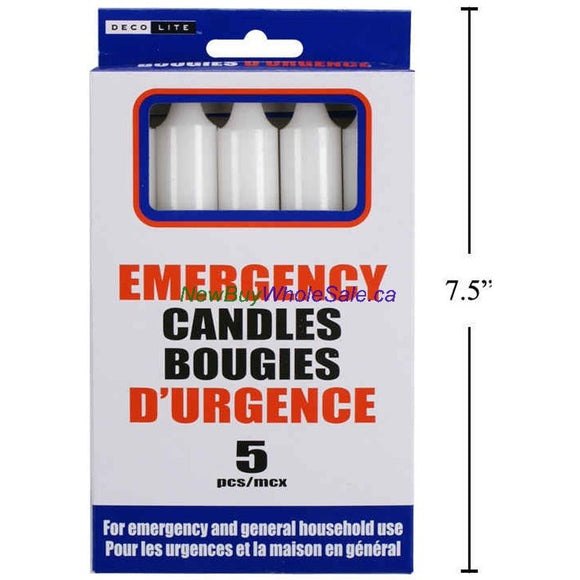 Emergency Candles 5pk (3.49)