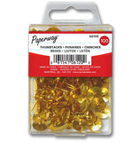 Thumb Tacs Gold 100pcs