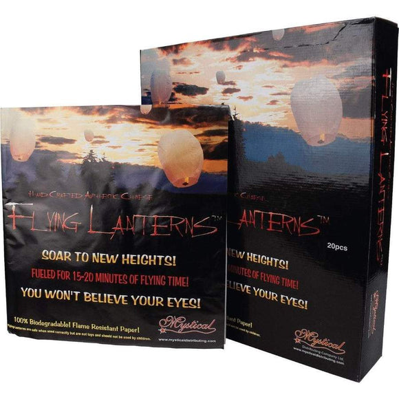 Flying Lanterns (20pk asst colors) (4.99)